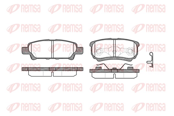 Brake Pad Set, disc brake (1051.02)