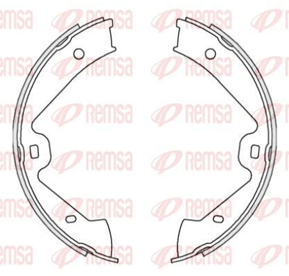 Brake Shoe, parking brake (4675.00)