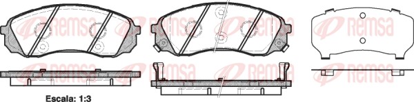 Brake Pad Set, disc brake (1291.02)