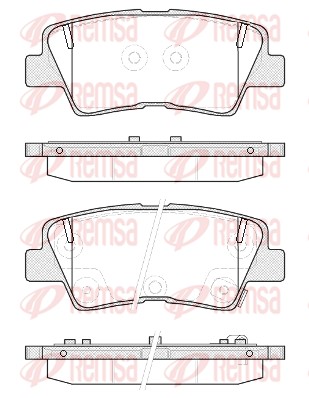 Brake Pad Set, disc brake (1362.52)