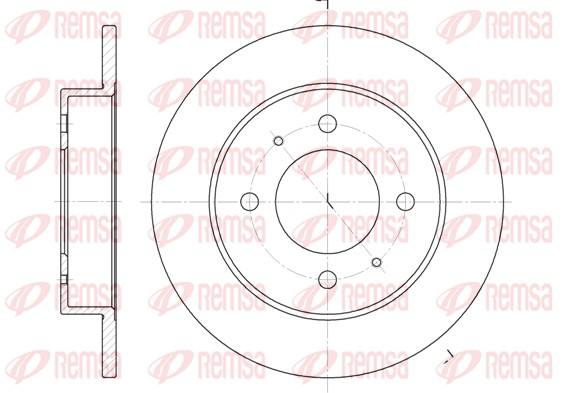 Brake Disc (6627.00)