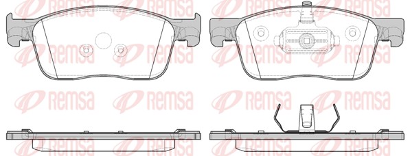 Brake Pad Set, disc brake (1719.00)