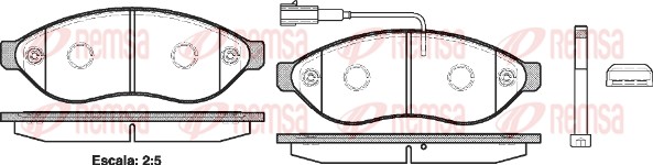 Brake Pad Set, disc brake (1237.01)