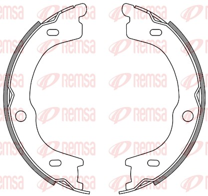 Brake Shoe, parking brake (4672.00)