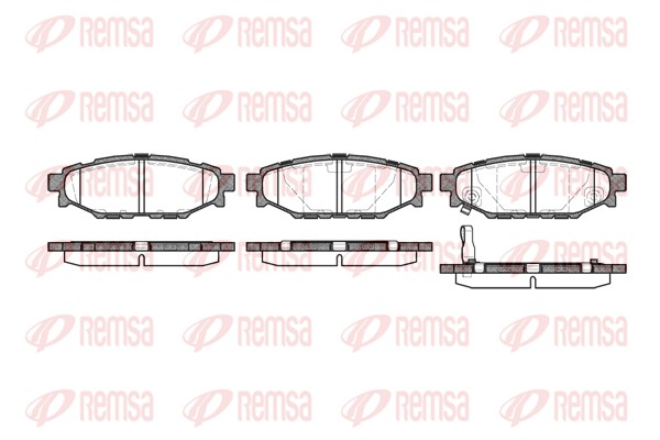 Brake Pad Set, disc brake (1136.01)