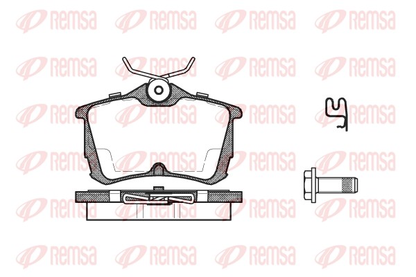Brake Pad Set, disc brake (0695.02)