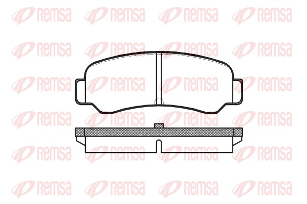 Brake Pad Set, disc brake (0200.00)