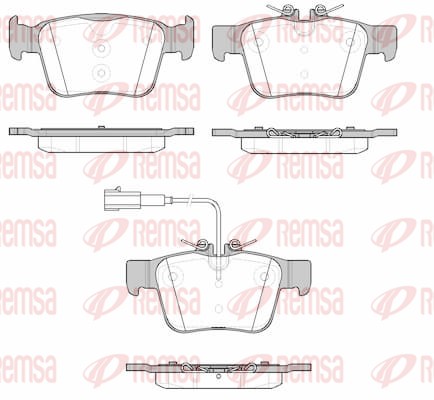 Brake Pad Set, disc brake (1722.01)