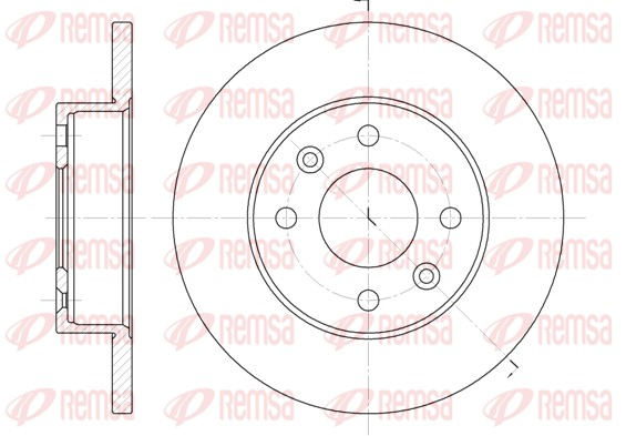 Brake Disc (6077.00)