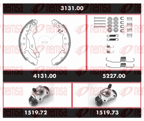 Brake Kit, drum brake (3131.00)