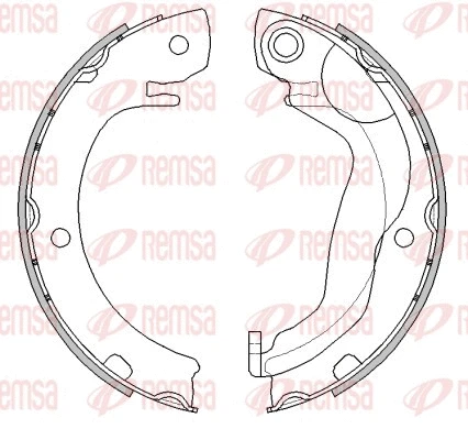 Brake Shoe, parking brake (4680.01)