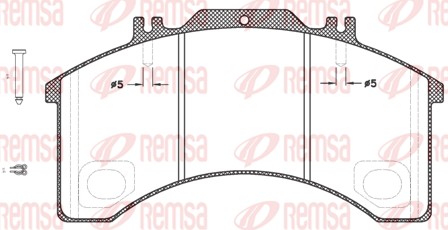 Brake Pad Set, disc brake (JCA 497.30)