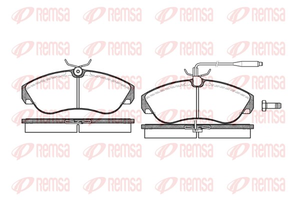 Brake Pad Set, disc brake (0487.02)
