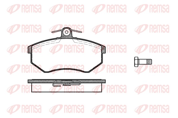 Brake Pad Set, disc brake (0134.00)