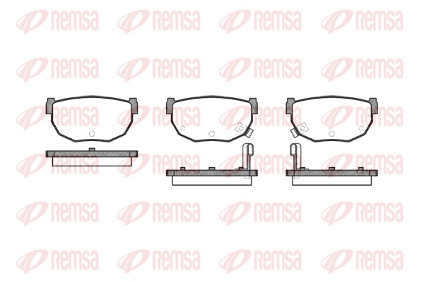 Brake Pad Set, disc brake (0151.22)