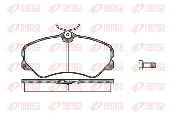 Brake Pad Set, disc brake (0261.00)