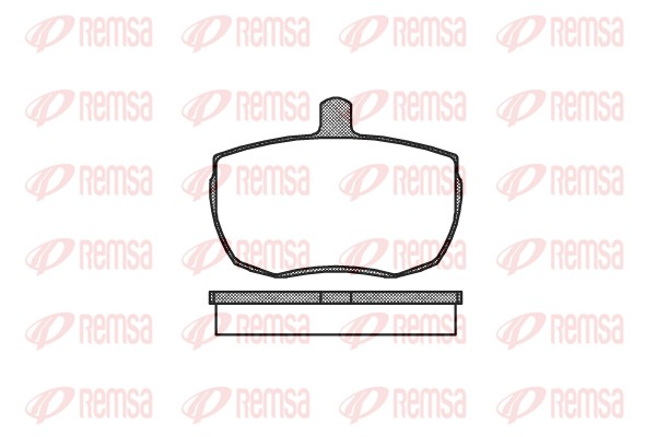 Brake Pad Set, disc brake (0056.00)