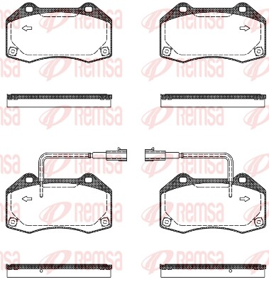 Brake Pad Set, disc brake (1113.10)