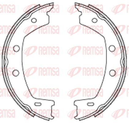 Brake Shoe, parking brake (4755.00)