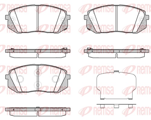 Brake Pad Set, disc brake (1302.43)