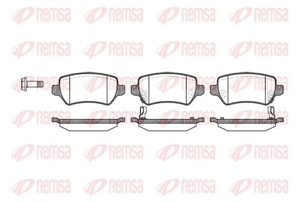 Brake Pad Set, disc brake (0957.02)