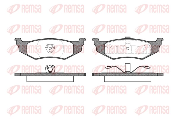 Brake Pad Set, disc brake (0482.00)