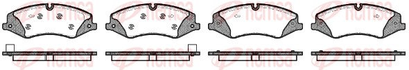 Brake Pad Set, disc brake (1409.10)