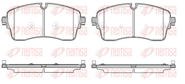 Brake Pad Set, disc brake (1815.00)