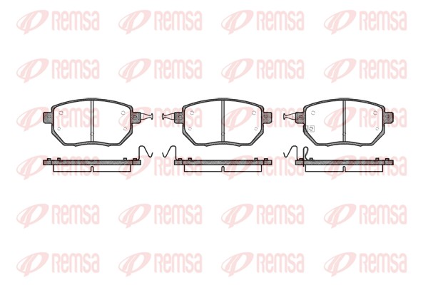 Brake Pad Set, disc brake (0985.02)
