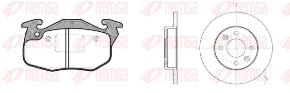 Brake Kit, disc brake (8192.08)