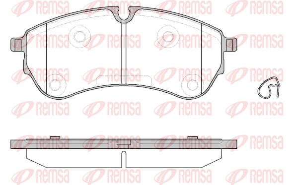 Brake Pad Set, disc brake (1830.00)