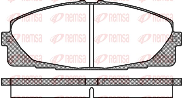 Brake Pad Set, disc brake (1325.00)