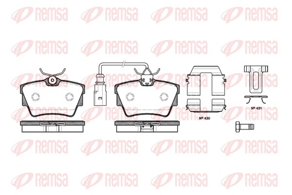 Brake Pad Set, disc brake (0591.12)