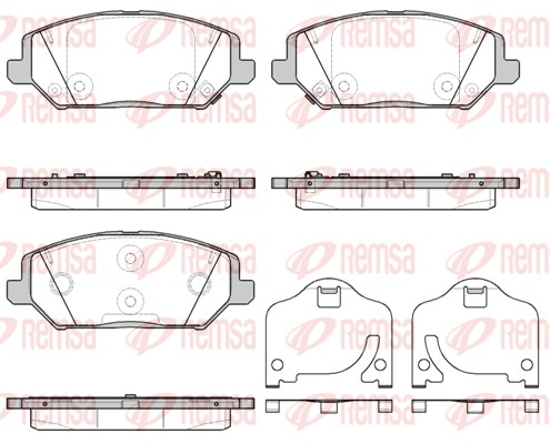 Brake Pad Set, disc brake (1783.02)