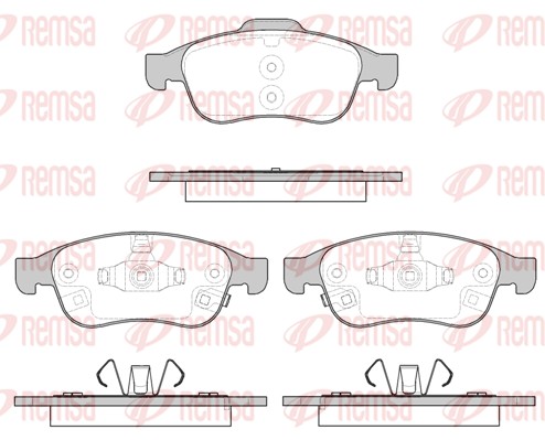 Brake Pad Set, disc brake (1248.12)