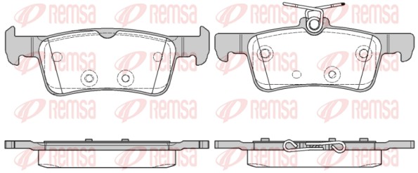 Brake Pad Set, disc brake (1563.10)