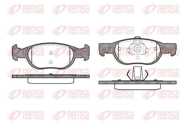 Brake Pad Set, disc brake (0588.10)