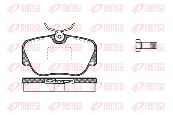 Brake Pad Set, disc brake (0284.00)