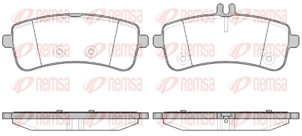 Brake Pad Set, disc brake (1594.00)