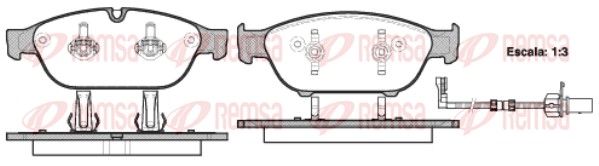 Brake Pad Set, disc brake (1441.02)