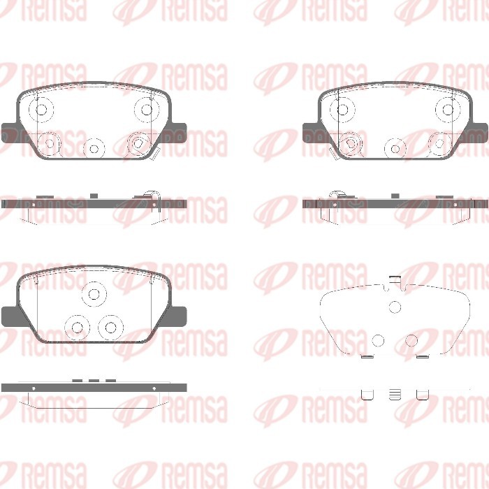 Brake Pad Set, disc brake (1911.02)