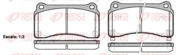 Brake Pad Set, disc brake (1427.02)