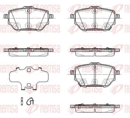 Brake Pad Set, disc brake (1937.03)