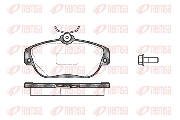 Brake Pad Set, disc brake (0368.10)