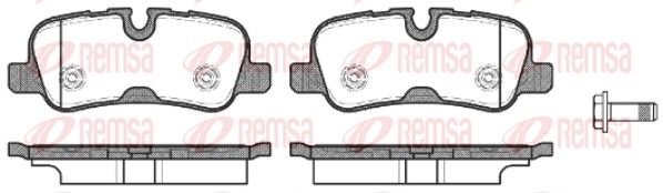 Brake Pad Set, disc brake (1159.10)