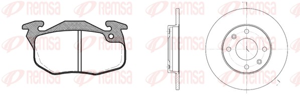 Brake Kit, disc brake (8192.07)