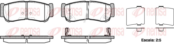 Brake Pad Set, disc brake (1239.02)