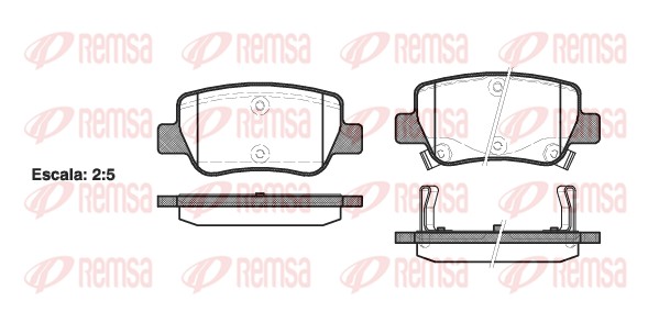 Brake Pad Set, disc brake (1403.02)