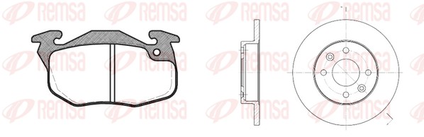 Brake Kit, disc brake (8192.01)