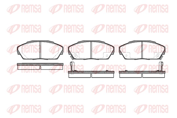 Brake Pad Set, disc brake (0323.02)